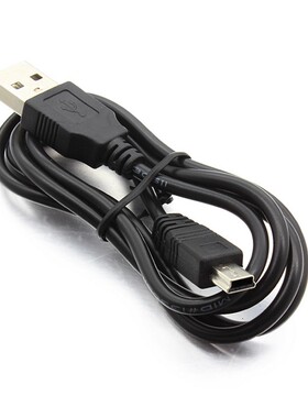 mini USB充电线 数据线 T型口 4芯1米长 可充电、传数据