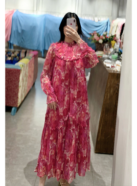 2026新款高端桑蚕丝国际轻奢华品牌名媛大气漂亮真丝大牌连衣裙