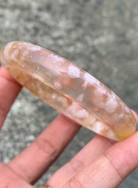 冰透彩色老矿网红百搭风玛瑙手镯