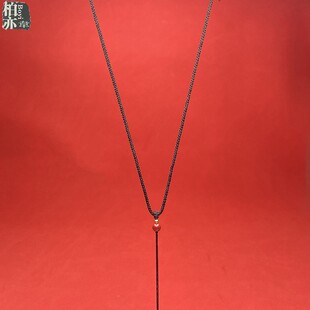 柏亦珠宝玉佩手编项链绳朱砂吊坠绳子翡翠玉石玉器挂坠绳玉坠挂绳