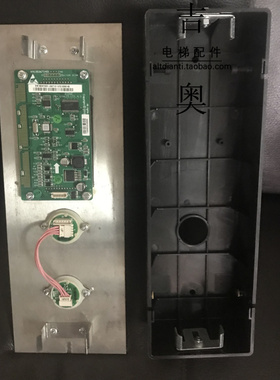 通力电梯KDS300外呼面板 不锈钢KONE单联梯显示面板 KM1353671H01