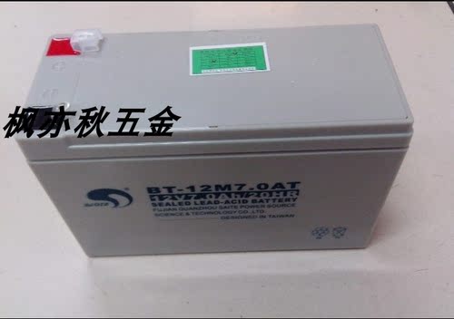 赛特BT-12M7.0AT蓄电池12V7Ah/20HR门禁UPS电梯消防主机12V电瓶ah