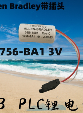 1756-BA2/1756-BA1 3V AB PLC锂电池 带包装 Allen Bradley带插头