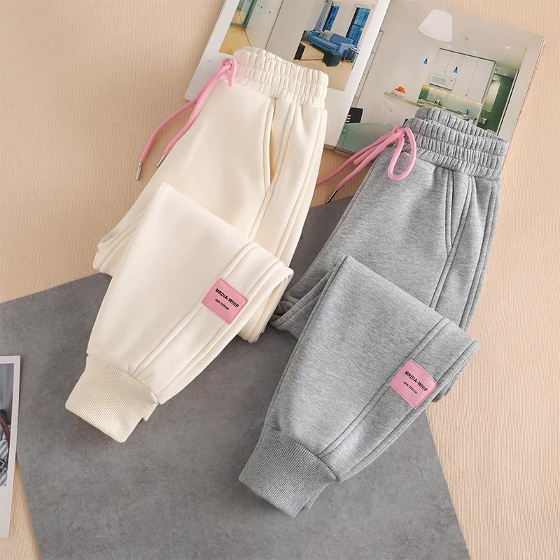 女童加绒裤子秋冬2025新