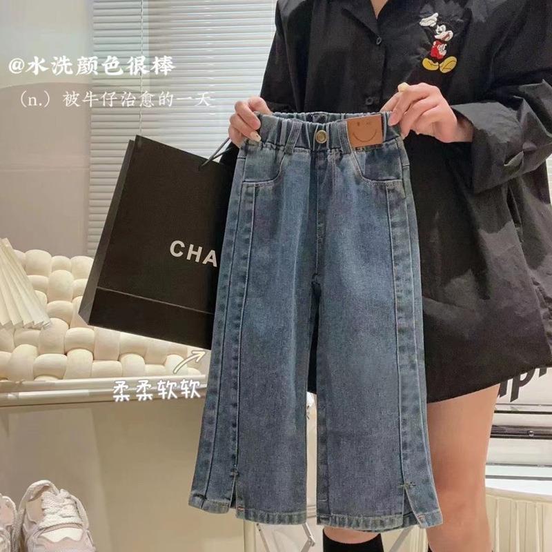 女童牛仔裤子2025秋季新