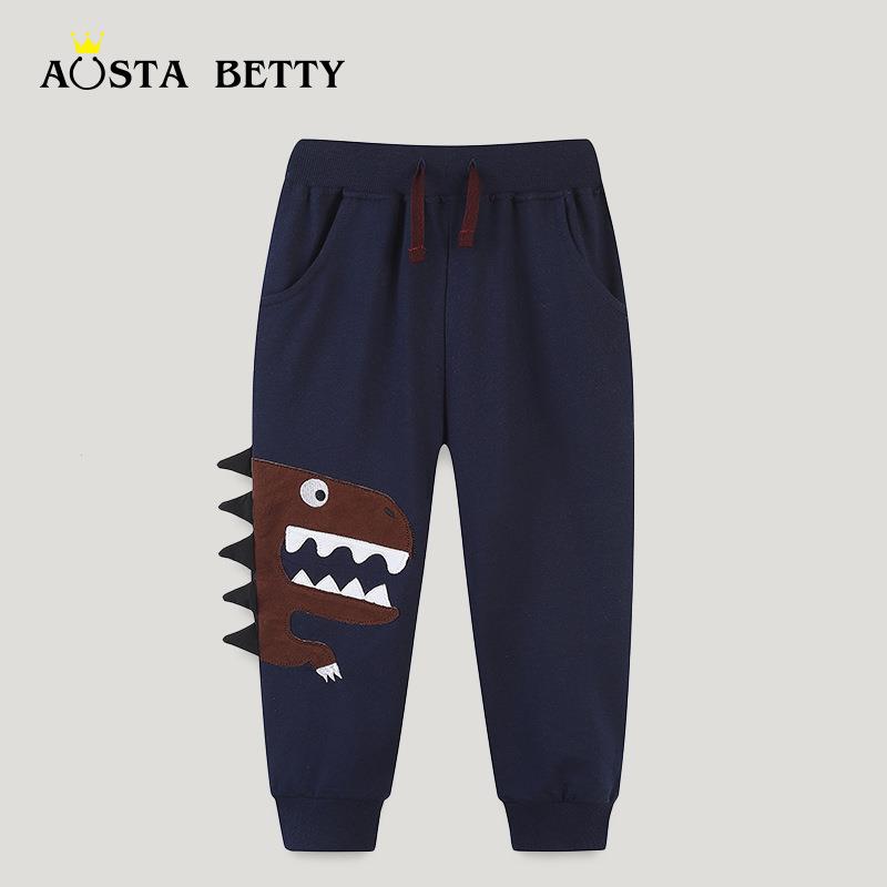 欧美风格儿童运动裤棉秋