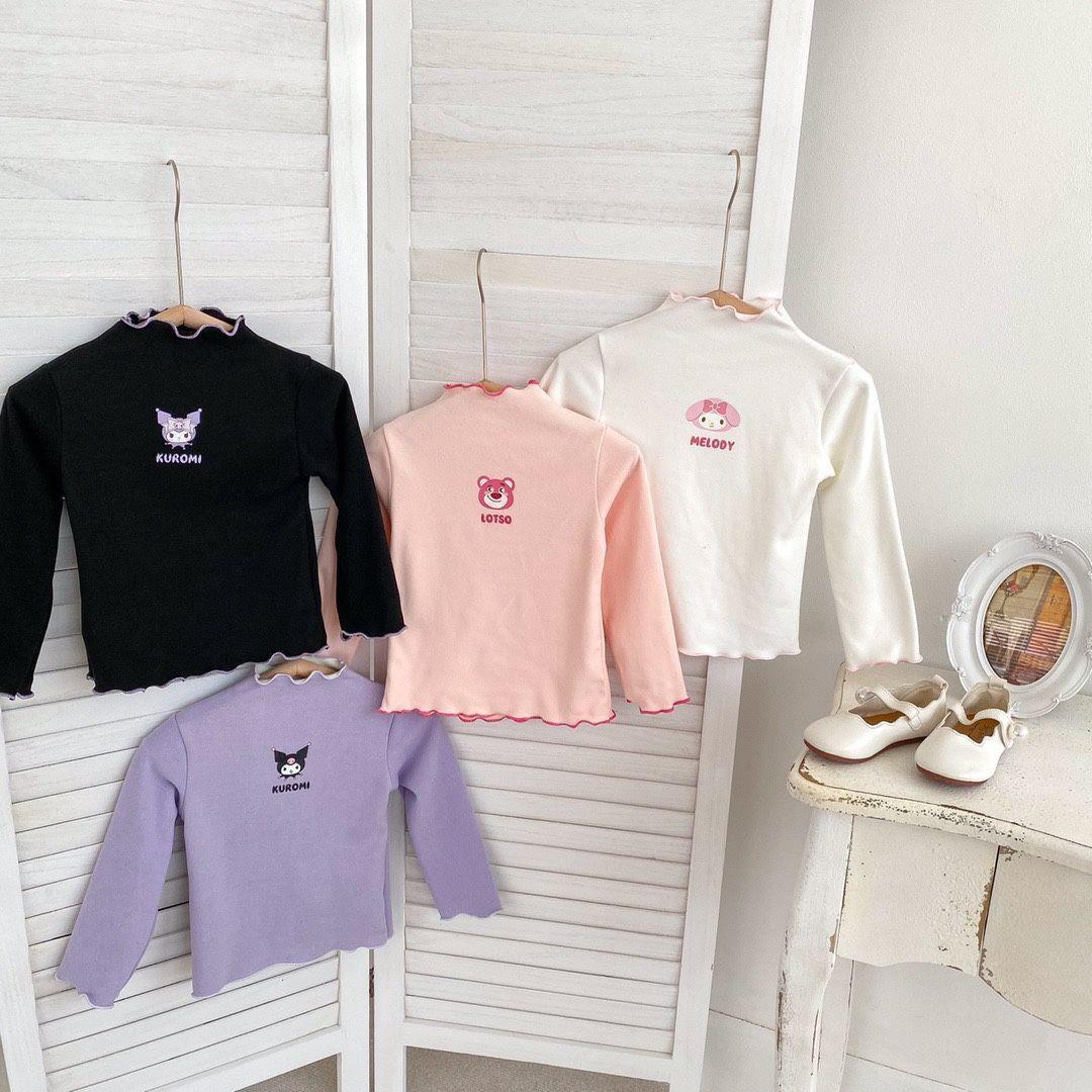 德绒打底衫女童半高领春