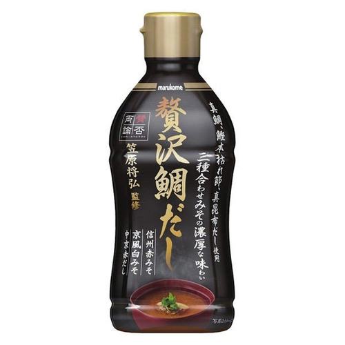 日本进口Marukome  丸米  高级生味噌 赞沢鯛だし 430g /瓶