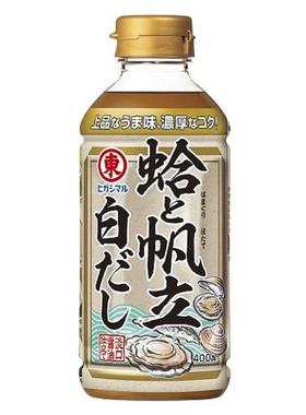 日本进口 东丸酱油  东字蛤蜊扇贝高汤海鲜调味汁400ml