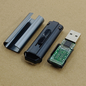 U盘外壳配件 高端金属推出铝壳U盘 DIY金属优盘无logo适用G2双贴