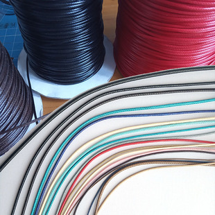 韩国蜡绳 多色粗细 项链挂绳吊坠绳 扣头 粘胶配套材料