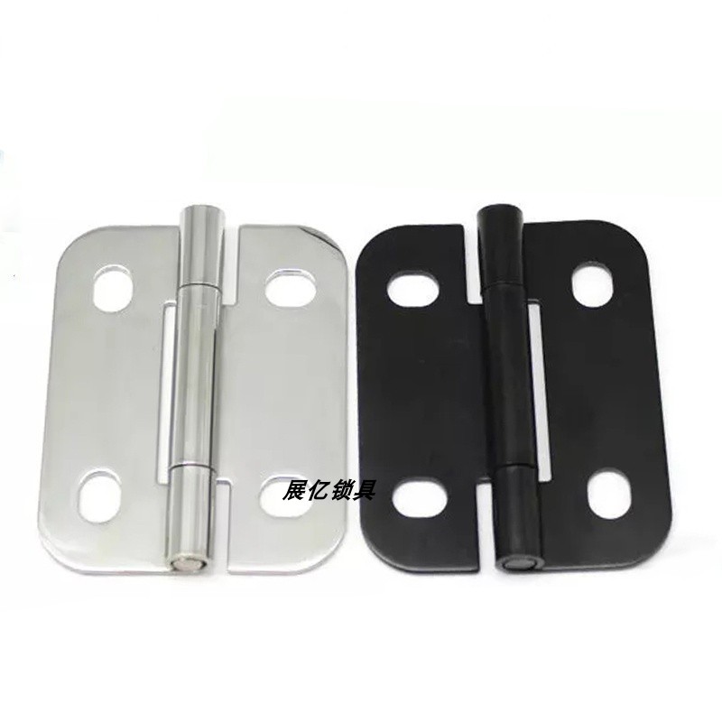 HT041-27工业柜门合页电箱铁质电泳黑色304不锈钢门铰链CL253-27