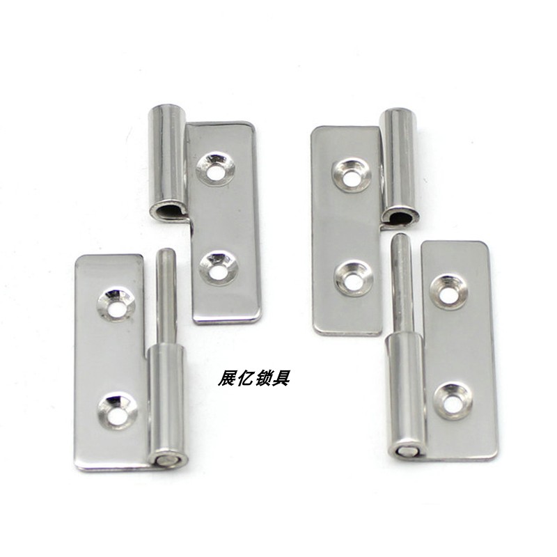 CL253-9不锈钢304上下拆卸合页抛光亮折叠铰链180度平面脱卸式