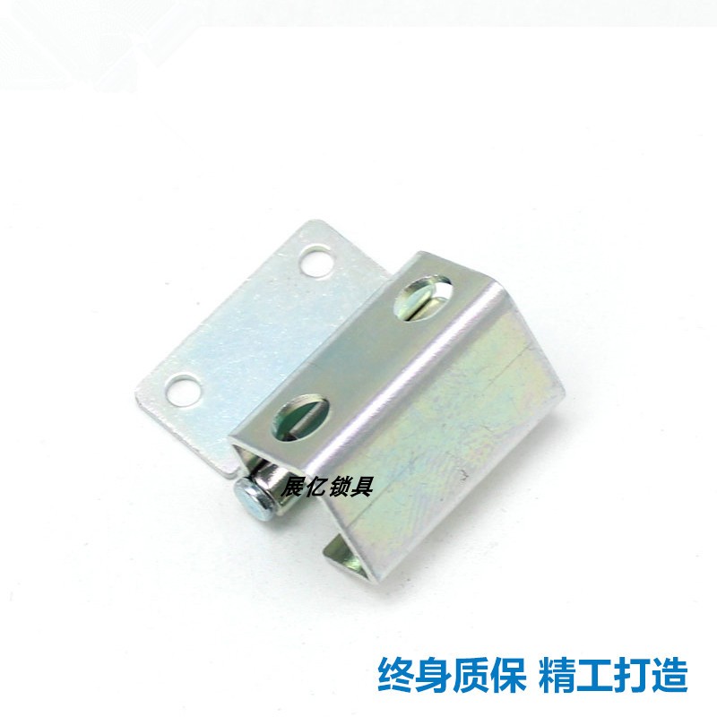 CL202单面直角折弯工业柜门铁柜门铁铰链90度活动合页镀环保彩锌