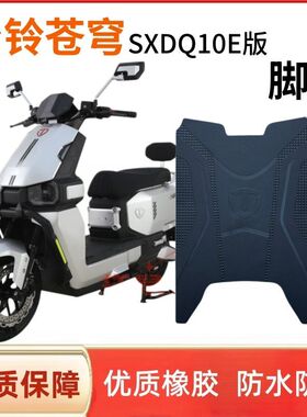 适用于台铃超能S苍穹SXDQ10E版电动车脚垫防水防滑耐磨脚踩垫子