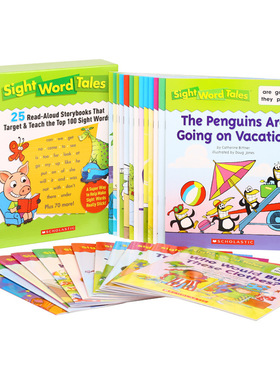 PLUS】小彼恩Sight Word Tales常见词故事盒25册高频词毛毛虫点读