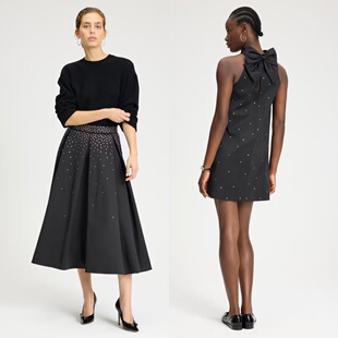 半身裙蝴蝶结连衣裙 饰衬衫 奥莱4折起kate spade美国官网水钻装