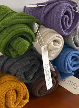 三角巾女2025新款秋冬高级感羊毛针织披肩女多功能围巾潮流围脖