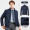 101 (navy blue) - Down stand collar jacket