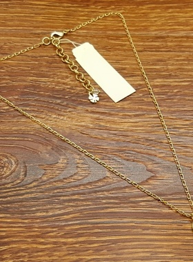 亚光磨花镀金字母T小清新森女文艺范简洁百搭创意复古风小项链