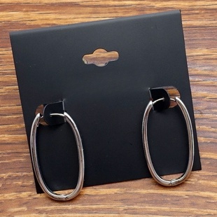 西洋欧美风镀银森女文艺范时尚 几何造型潮人耳圈环饰品