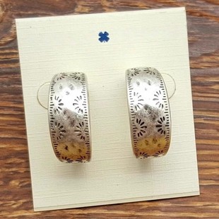 异域中世纪古典宫廷风森女文艺范波西米亚民族风纹饰耳钉针环饰品