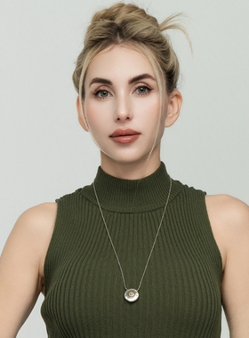 异域中世纪古典宫廷风嘻哈朋克摇滚范男女同款VINTAGE项链毛衣链