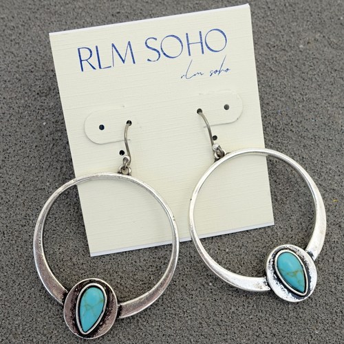 拉睦RLM SOHO做旧银色异域中古宫廷波西米亚民族风超酷耳环坠饰品