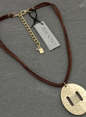 拉睦RLM SOHO手工绕丝嘻哈朋克森女文艺摇滚范潮人休闲风个性项链