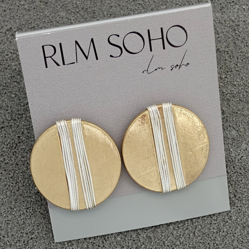 拉睦RLM SOHO手工绕丝设计师腔调森女文艺潮人耳夹饰(无耳洞佩戴)