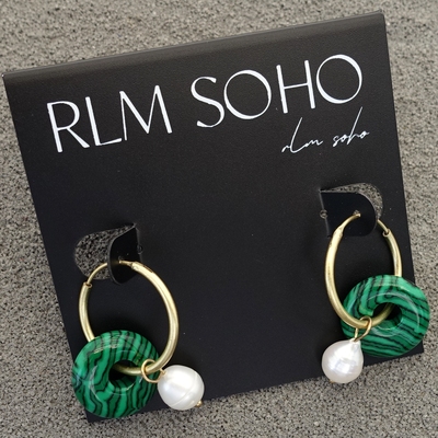 拉睦RLM SOHO天然淡水珍珠度假摄影宴会派对网红潮人别致耳环饰品