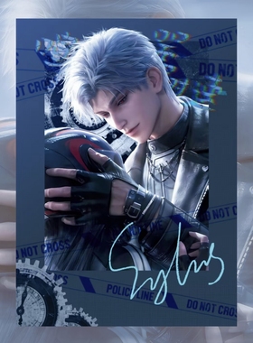 新款恋与深空周边秦彻高颜值彻夜狂欢拍立得收藏拍照装饰卡片送友