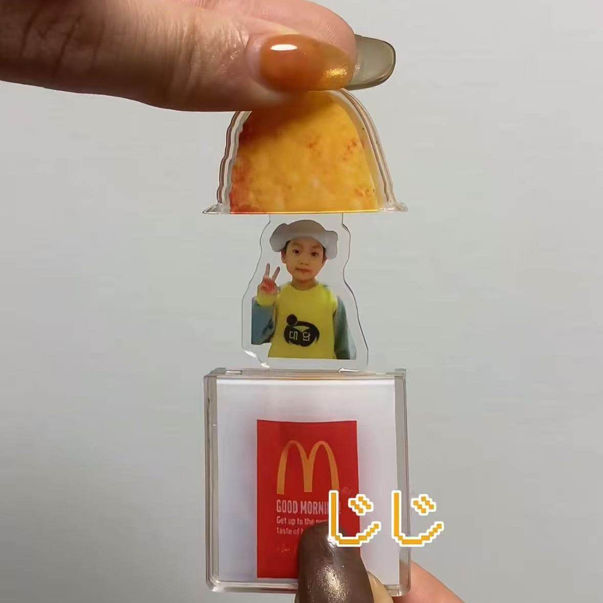 新款TXT崔秀彬可抽拉摆件卡通可爱搞怪亚克力立牌装饰小挂件自制