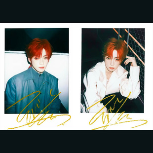 新款梓渝周边自印高颜值梓渝红发拍立得卡片物料送朋友礼物小卡片