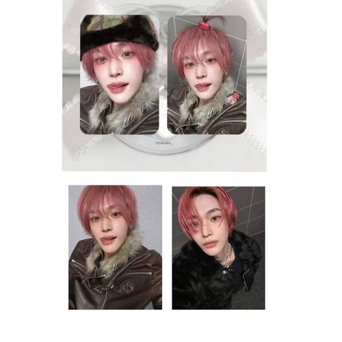 新款riize朴元彬拉粉发三寸小卡高颜值奶油风自制卡片送人收藏卡