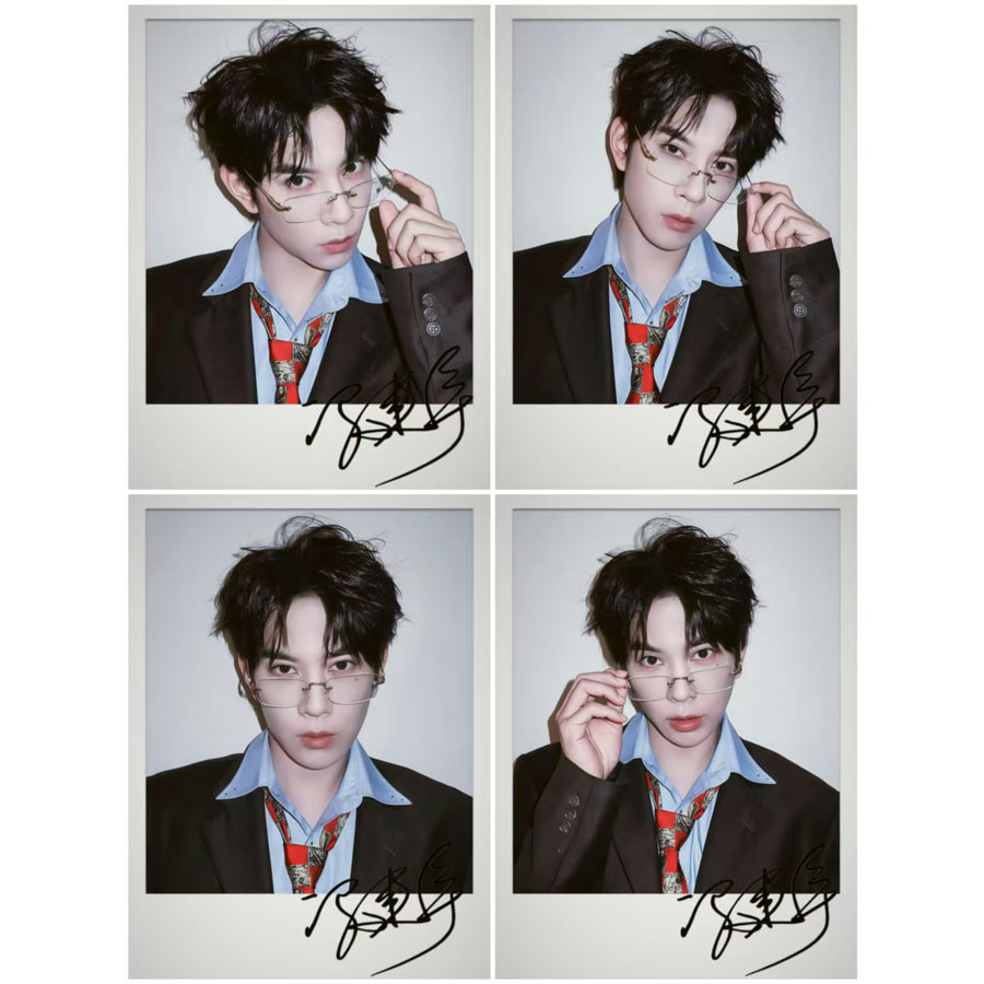 新款冯建宇周边自印冯建宇高颜值三寸印签送朋友礼物拍立得小卡片