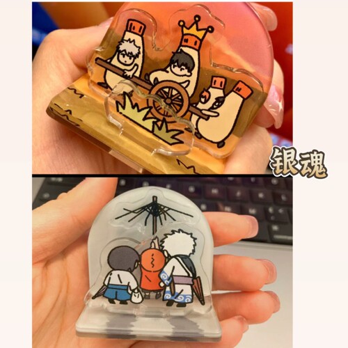 小红书同款银魂亚克力摆件超可爱送朋友闺蜜桌面小立牌