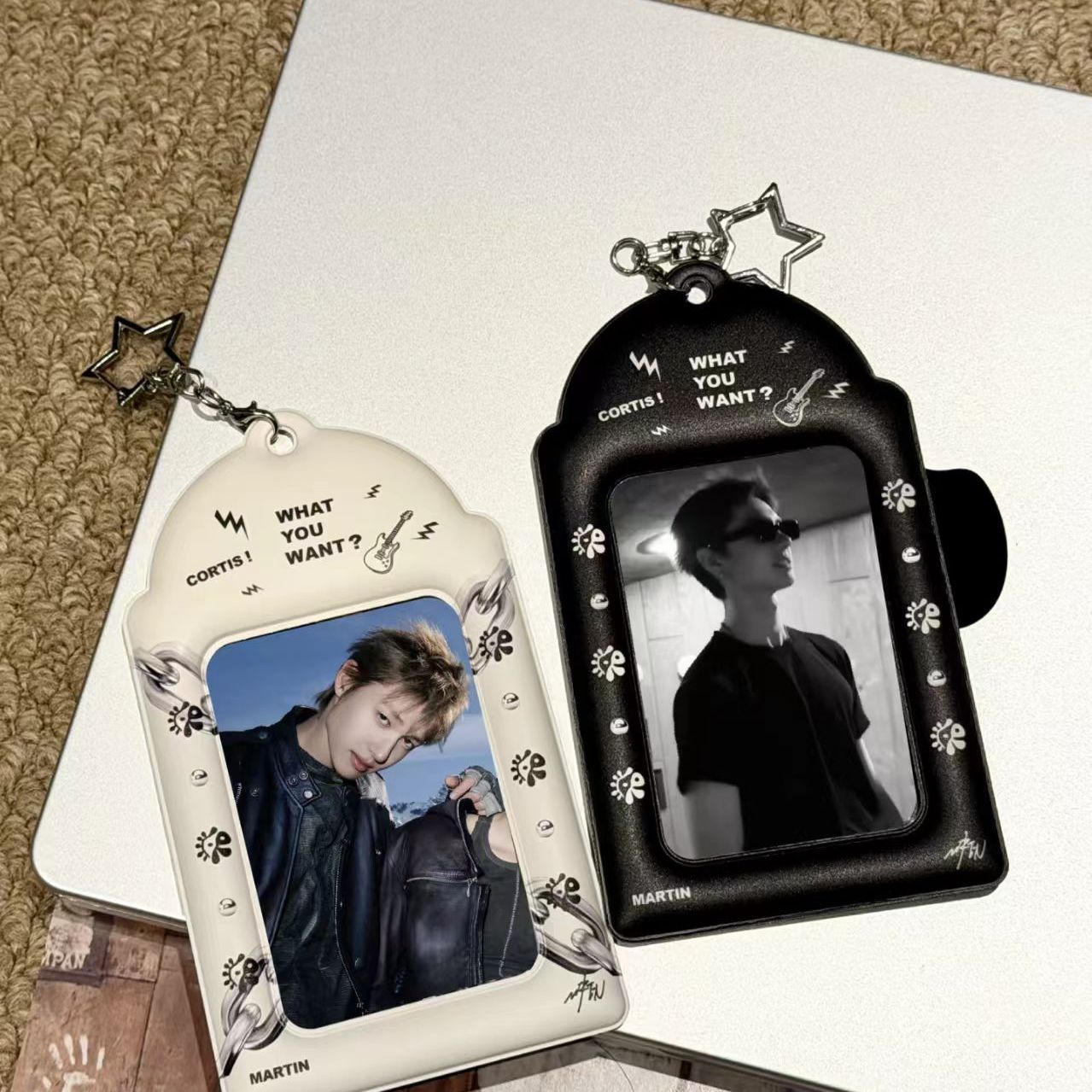 新款Martin马丁高颜值PVC卡套收纳小卡展示挂件送友PVC自制卡套包