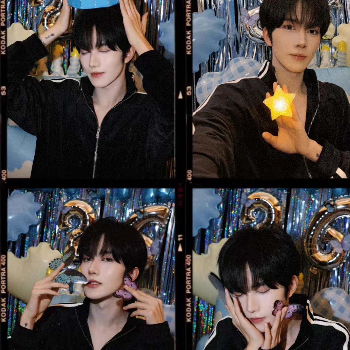 新款黄星周边复古风生日三寸拍立得小卡高颜值ins风自印收藏卡片