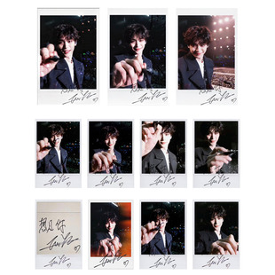 新款梓渝周边自印梓渝高颜值音乐节镜头签物料拍立得收藏装饰卡片