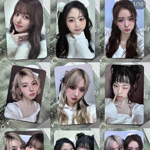 韩团女星NMIXX周边高颜值sw月光天使特典自制拍立得三寸装饰小卡