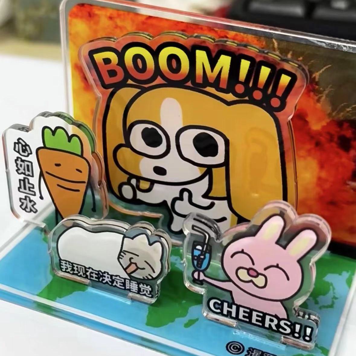 新款暹罗厘普多栋插立牌可爱高颜