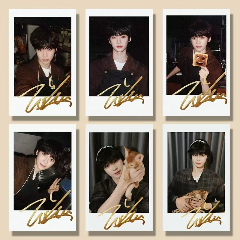 新款梓渝ins风高颜值梓渝可爱拍立得小卡自制小卡收藏礼物周边卡