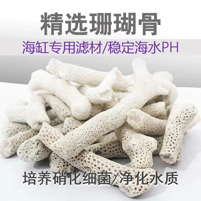 珊瑚骨海缸滤材海水缸过滤滤材细菌屋珊瑚石多孔透水培菌净化水质