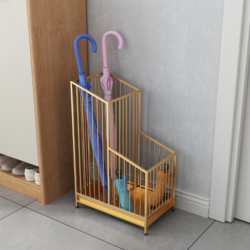 家用雨伞收纳架商用雨伞桶进门口放置筒挂放伞的架子雨伞沥水架子