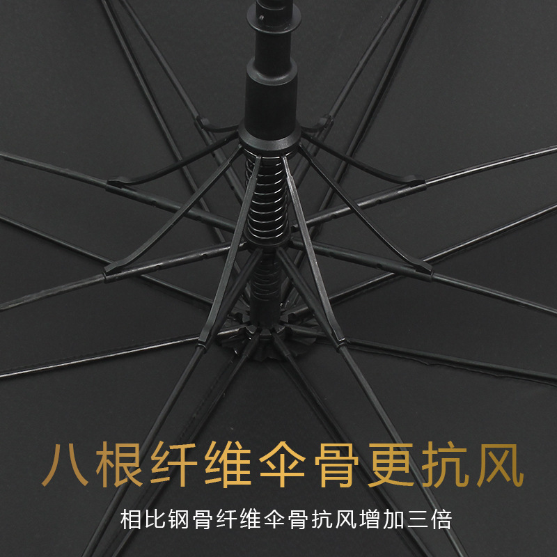 双层自动雨伞长柄超大号加固加厚结实抗暴风雨三双人男士直柄雨伞