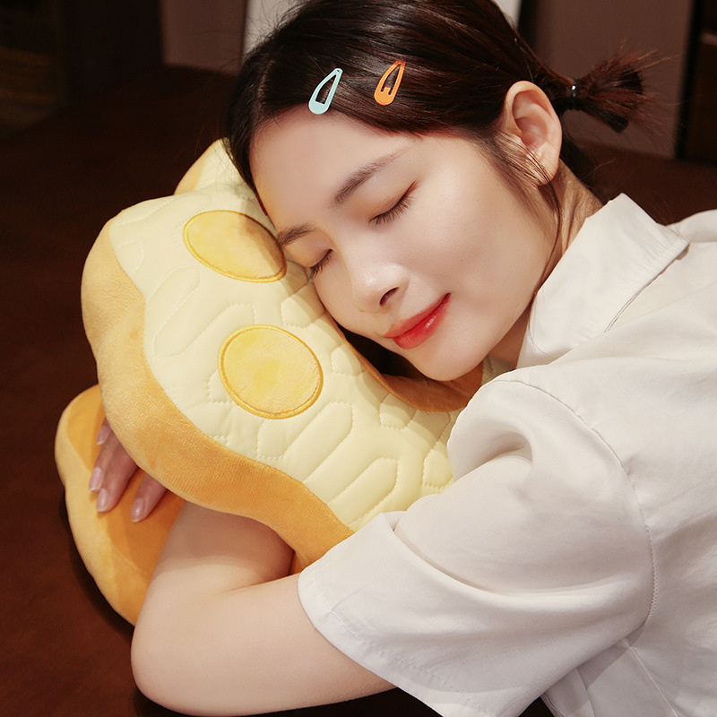 猫爪午睡枕午休神器小学生趴桌子办公室趴睡冰丝枕头女生躺睡抱枕