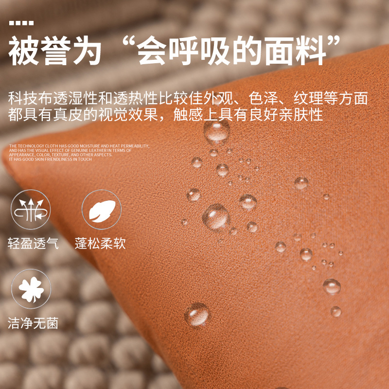 抱枕靠垫沙发不含芯腰靠枕天鹅绒靠背垫抱枕套内胆枕芯客厅可拆洗