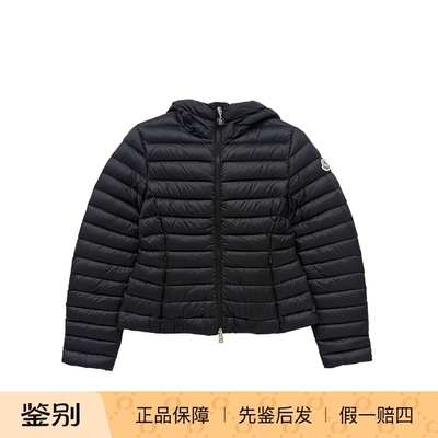 正品Moncler连帽修身短款羽绒服
