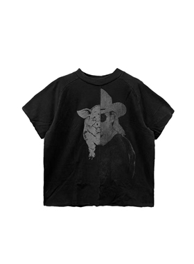 【现货】Enfants Riches Déprimés ERD人猪印花做旧短袖T恤男女